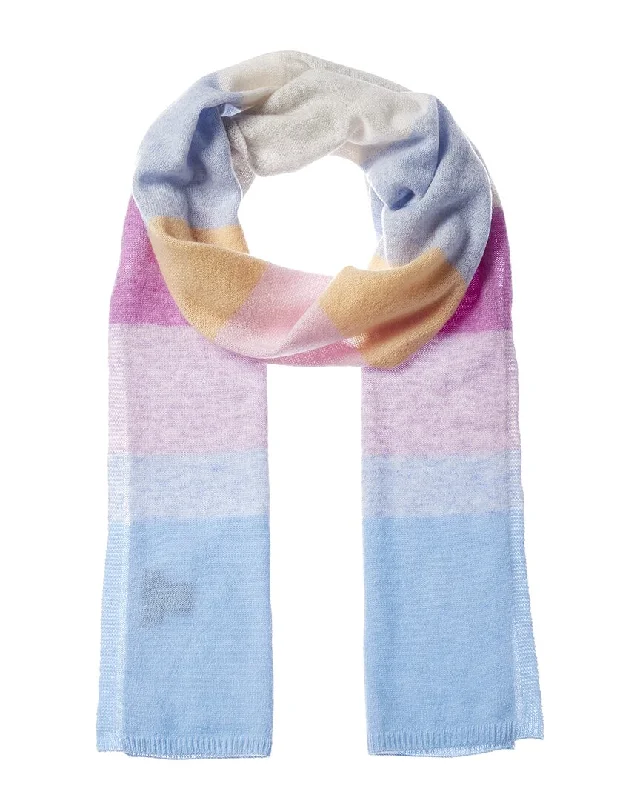 Hannah Rose Festive Slope Cashmere Scarf