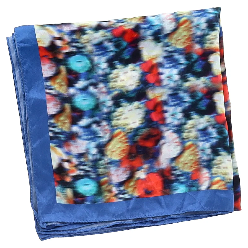 Erdem Printed Large Scarf in Multicolor Silk