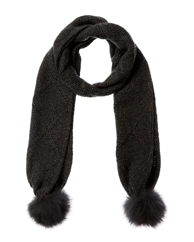 Forte Cashmere Lux Cable Cashmere Scarf