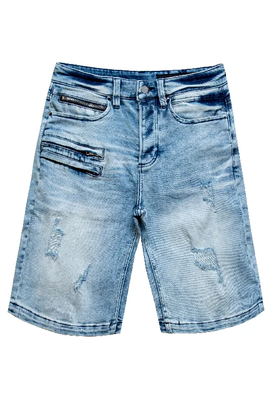 Kenny Denim Short- Blue