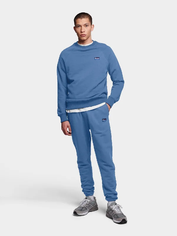 Penfield Mens Original Logo Jogger in Blue Horizon