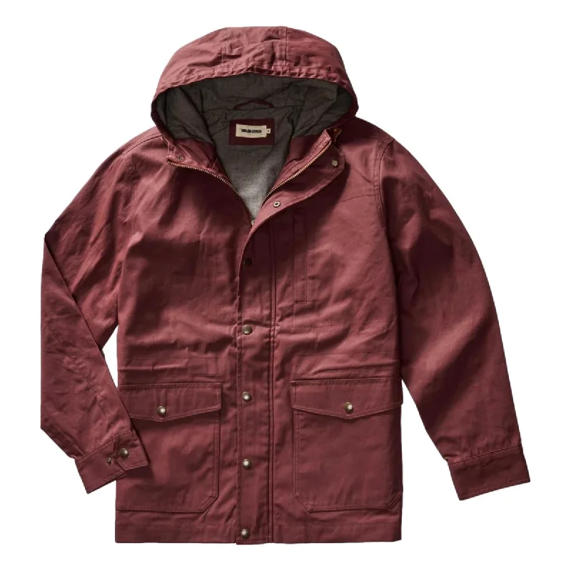 Explorer Jacket Red Wine Dry Wax