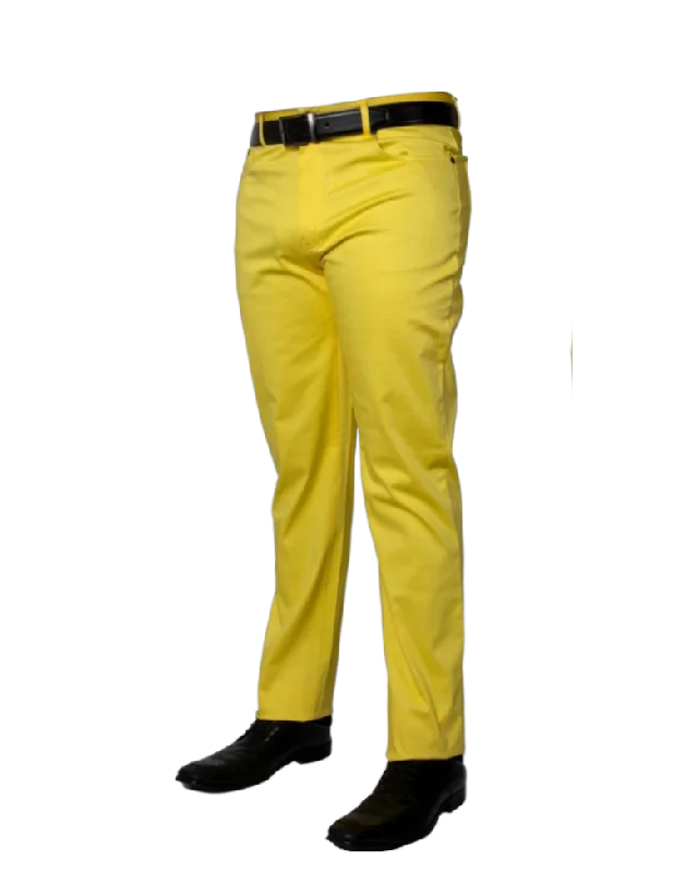 Yellow Prestige Men's Classic Fit Jeans Stretch Material