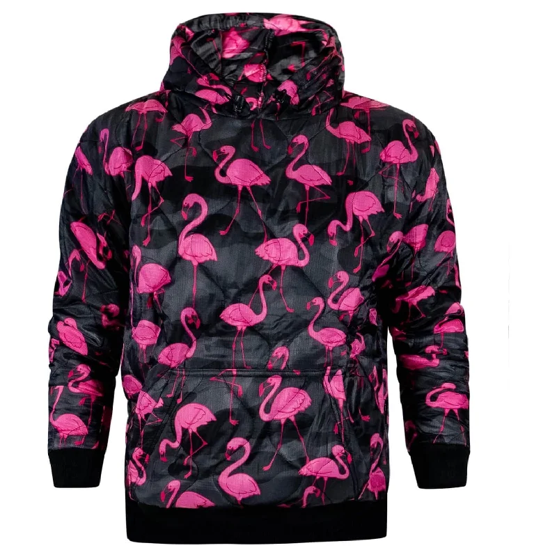 FLAMINGO BLACK WOODLAND CAMO