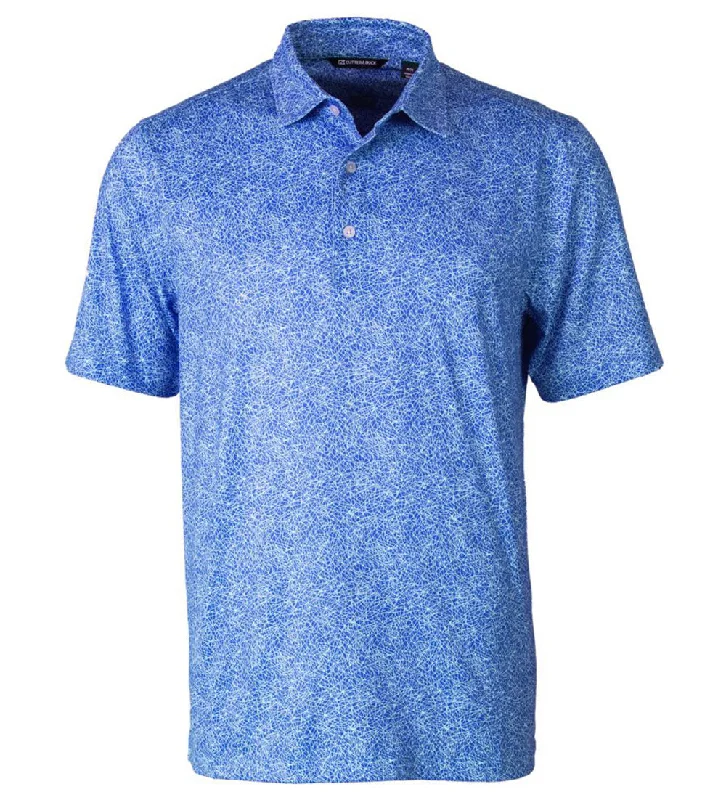 Cutter & Buck Pike Constellation Print Short Sleeve Polo Shirt