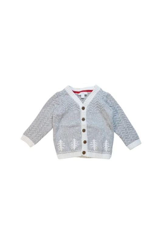 The Little White Company Knit Cardigan 12-18M