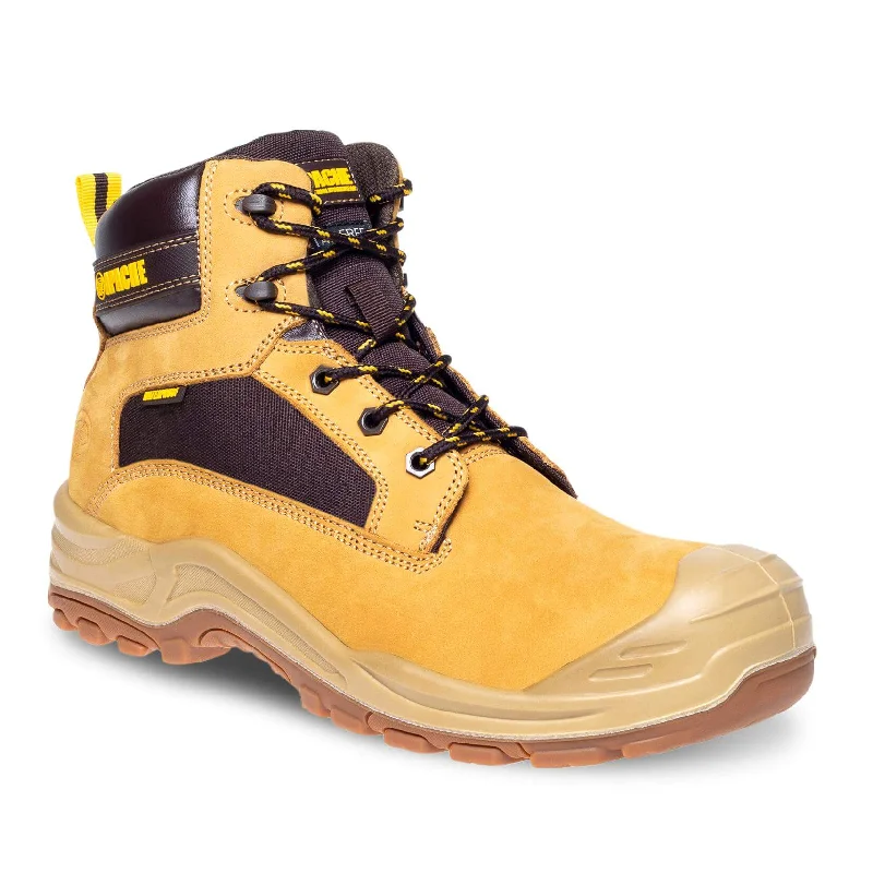 Apache Arizona Honey Nubuck Metal-Free Waterproof Safety Boots