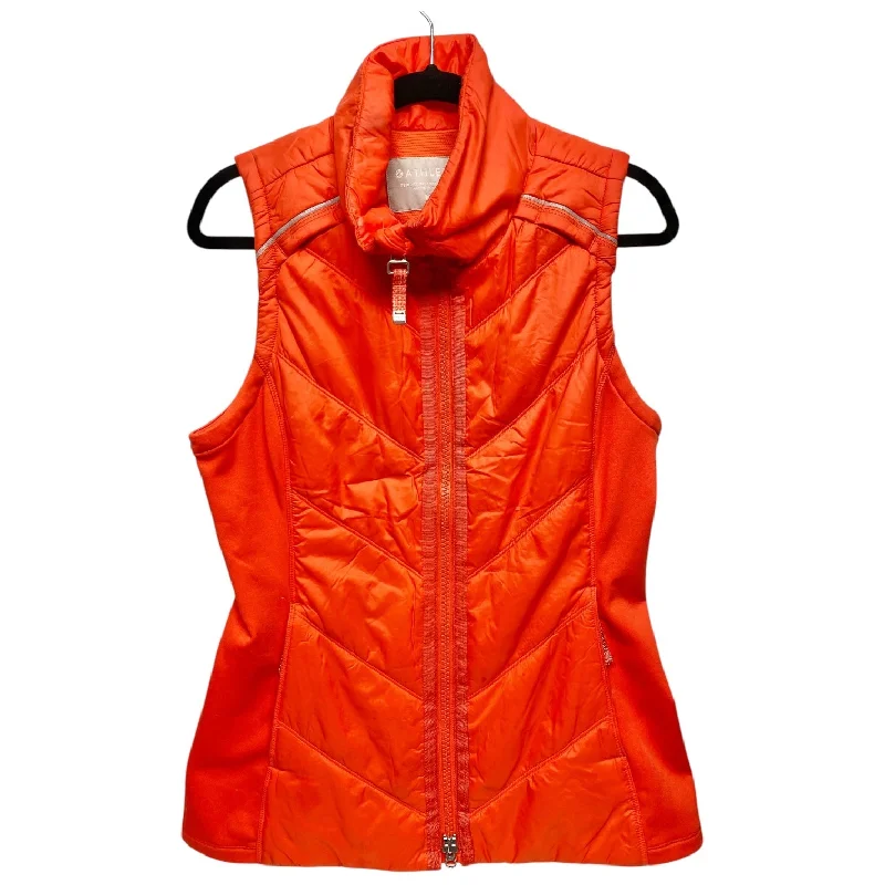 Vest Puffer & Quilted By Athleta In Orange, Size: M