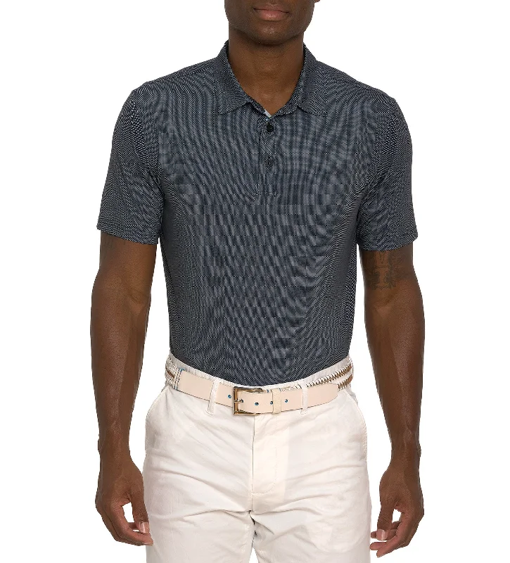 Robert Graham Short Sleeve Hyde Knit Polo