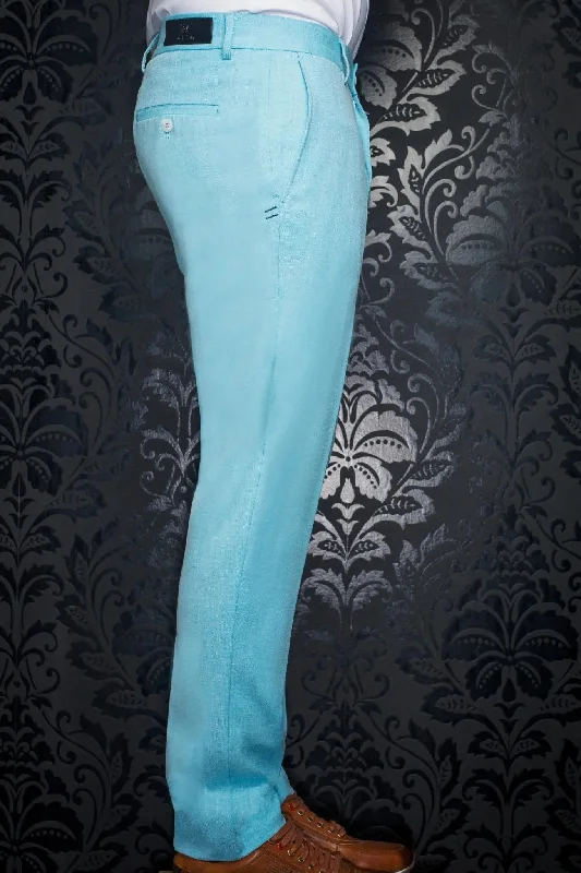 AU NOIR | Ultra Stretch Pants | Wesson-Lancaster Turquoise