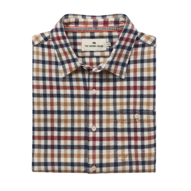 Stephen Flannel Shirt - Harvest Plaid