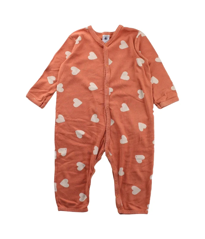 Petit Bateau Long Sleeve Jumpsuit 12-18M