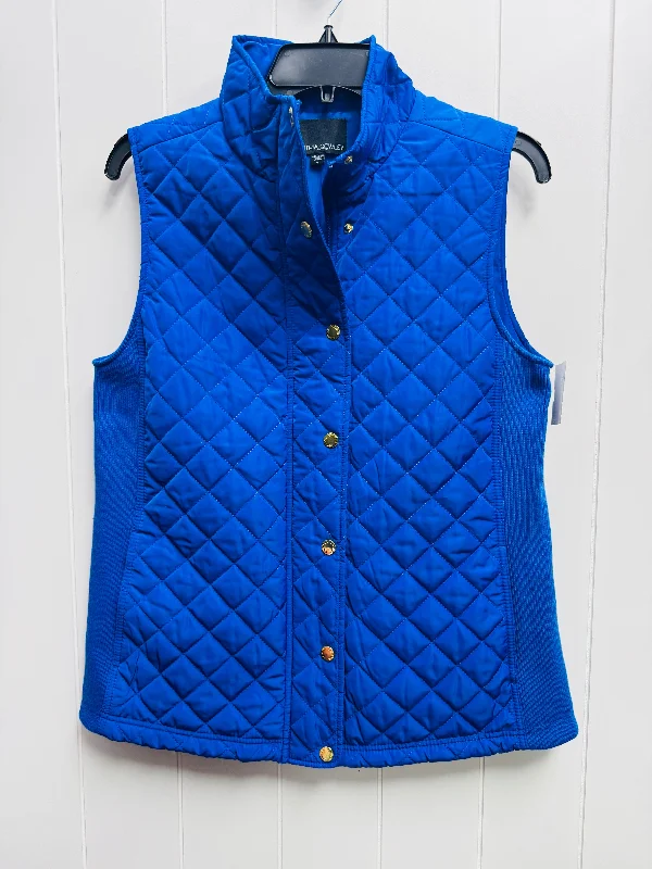 Vest Puffer & Quilted By Cynthia Rowley In Blue, Size: M