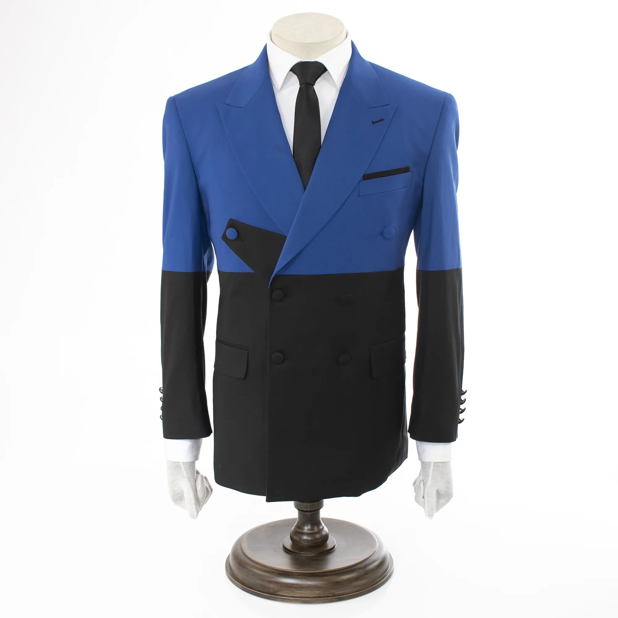 Royal Blue Double-Breasted 2-Piece Slim-Fit Suit