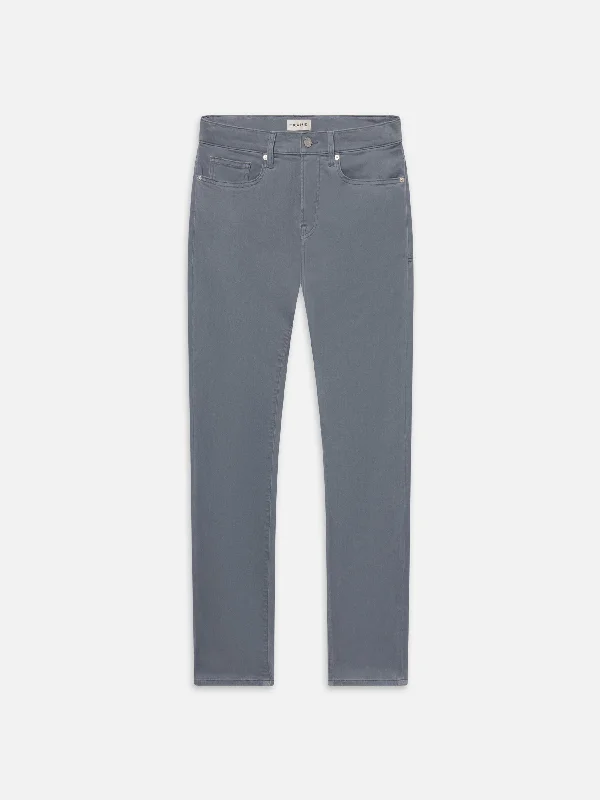 L'Homme Slim Brushed Twill -- Smoky Blue