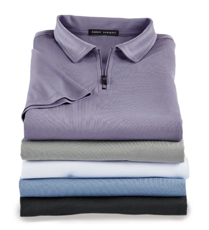 Robert Barakett Georgia Zip Polo