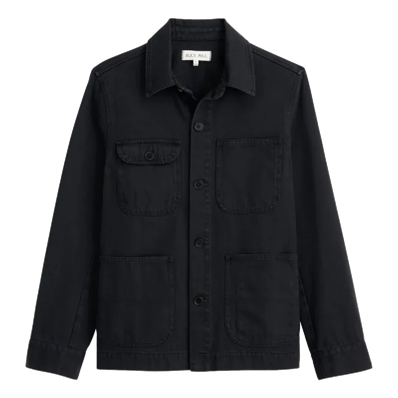 Work Jacket French Washed Black