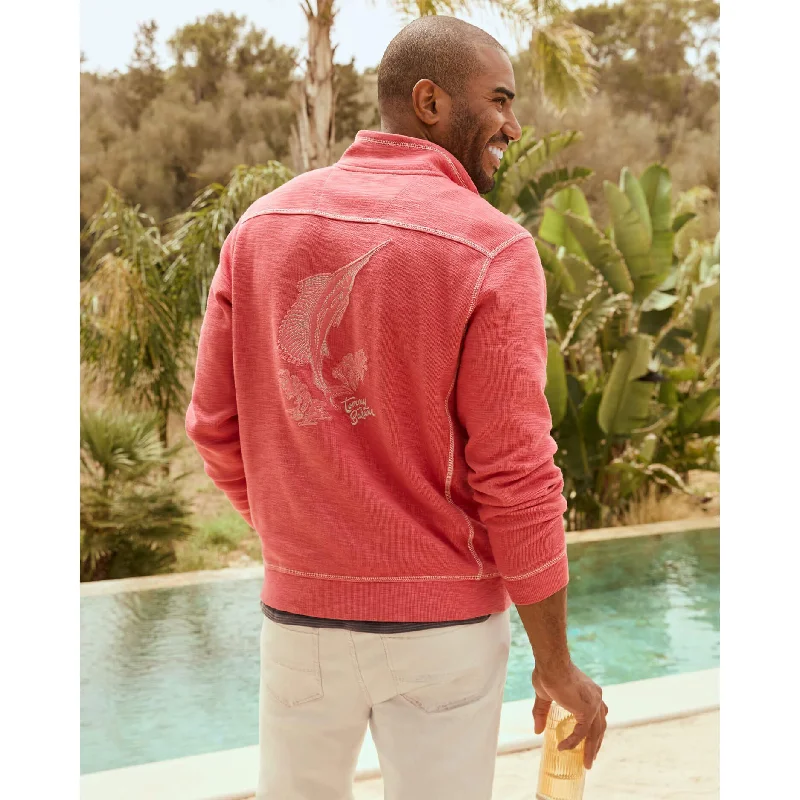 Tommy Bahama Tobago Bay Marlin Splash Hz Sweater - Radish