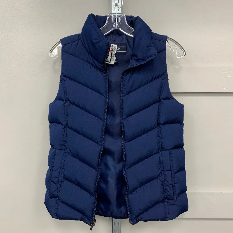 Vest Puffer & Quilted By Lands End In Blue, Size: Xs