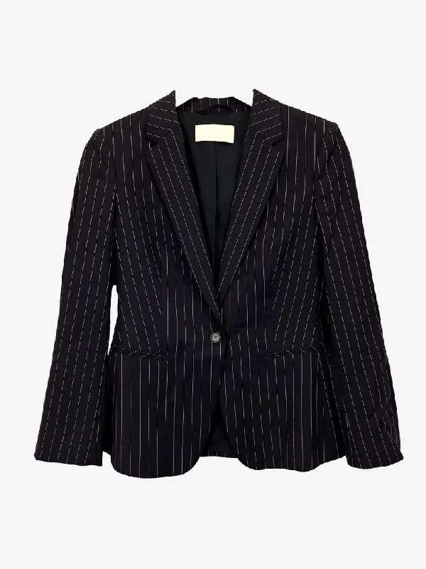 Hugo Boss Striped Fitted Blazer Size 8