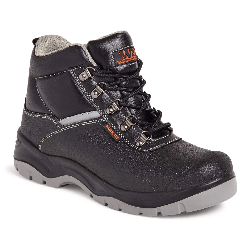 Work Site SS609SM Black All Terrain Safety Boots