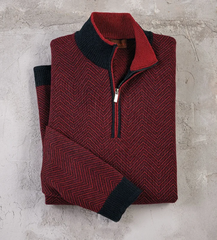 Patrick James Herringbone Sweater