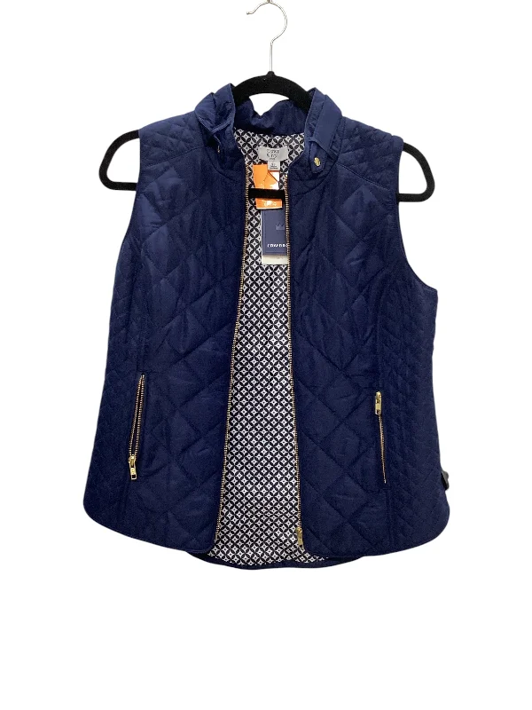 Vest Puffer & Quilted By Crown And Ivy In Blue, Size: S