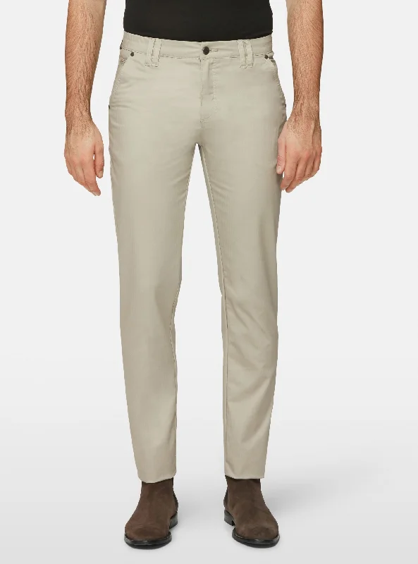 Modern Sand Mini Herringbone Trousers