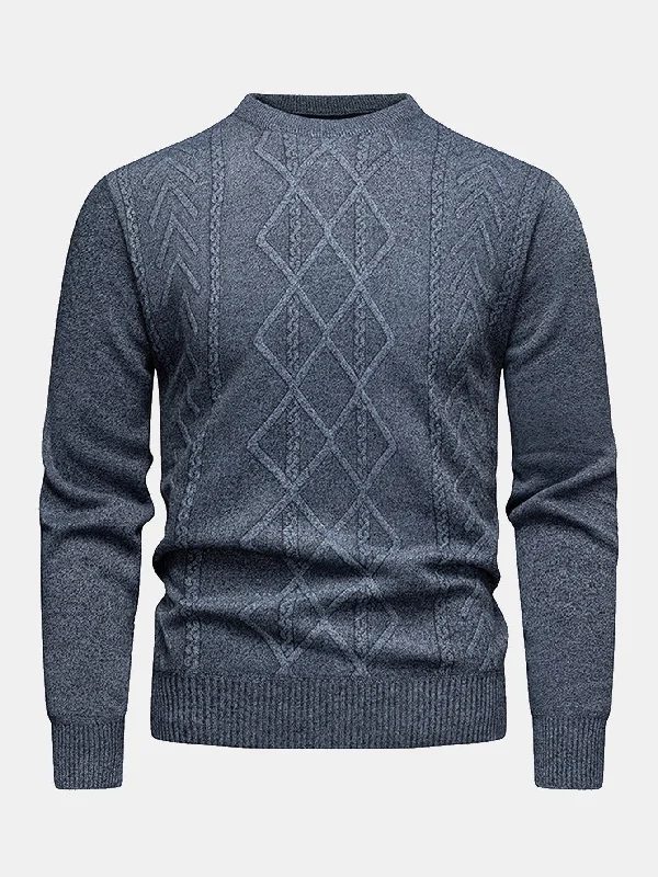 Geometric Jacquard Sweater