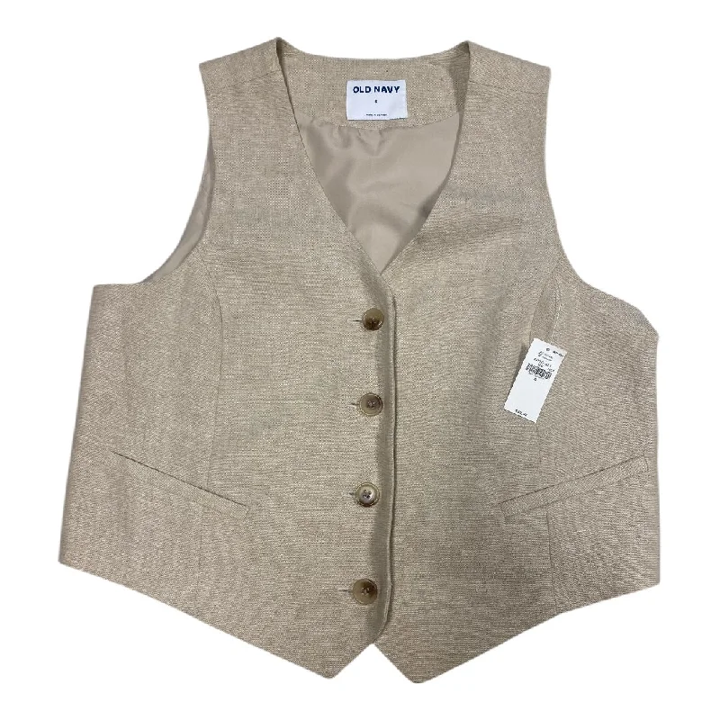 Vest Other By Old Navy In Tan, Size: S