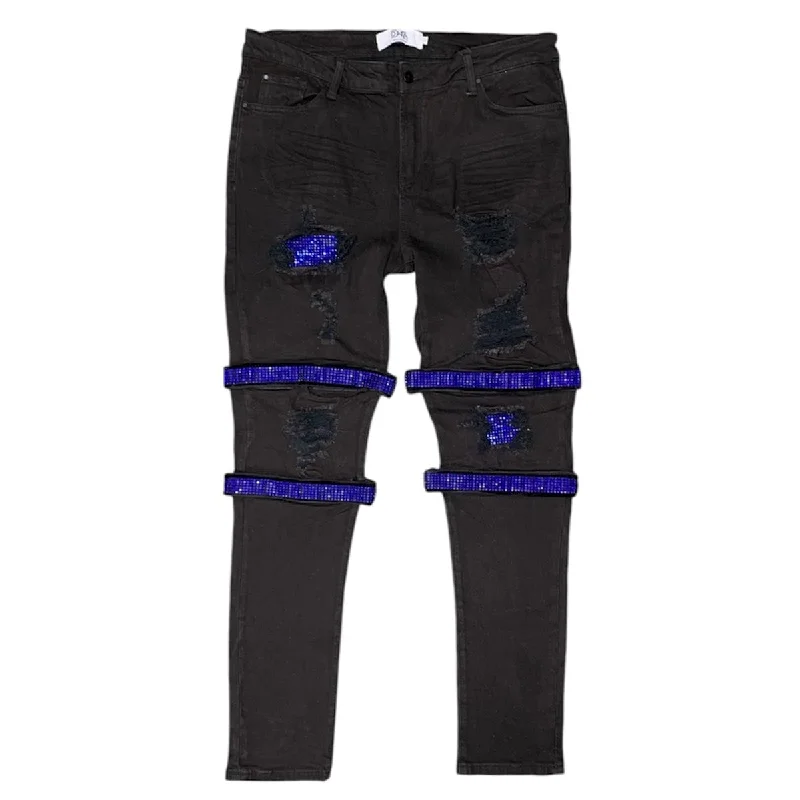 Dna Stacked Denim Jeans (Black/Blue)