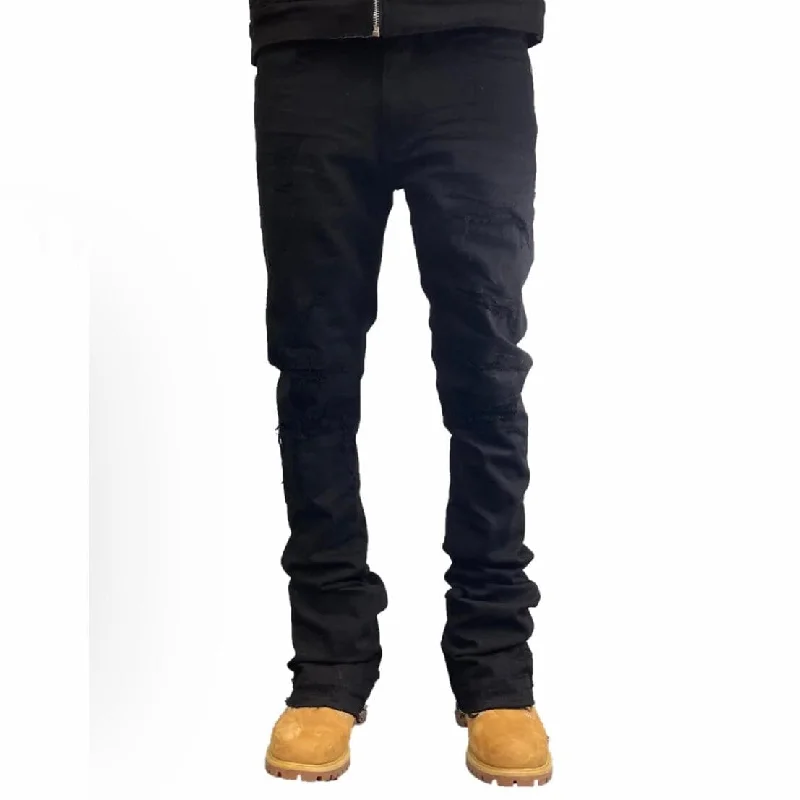 Jordan Craig Martin Flare Stacked Denim (Black) JTF955R