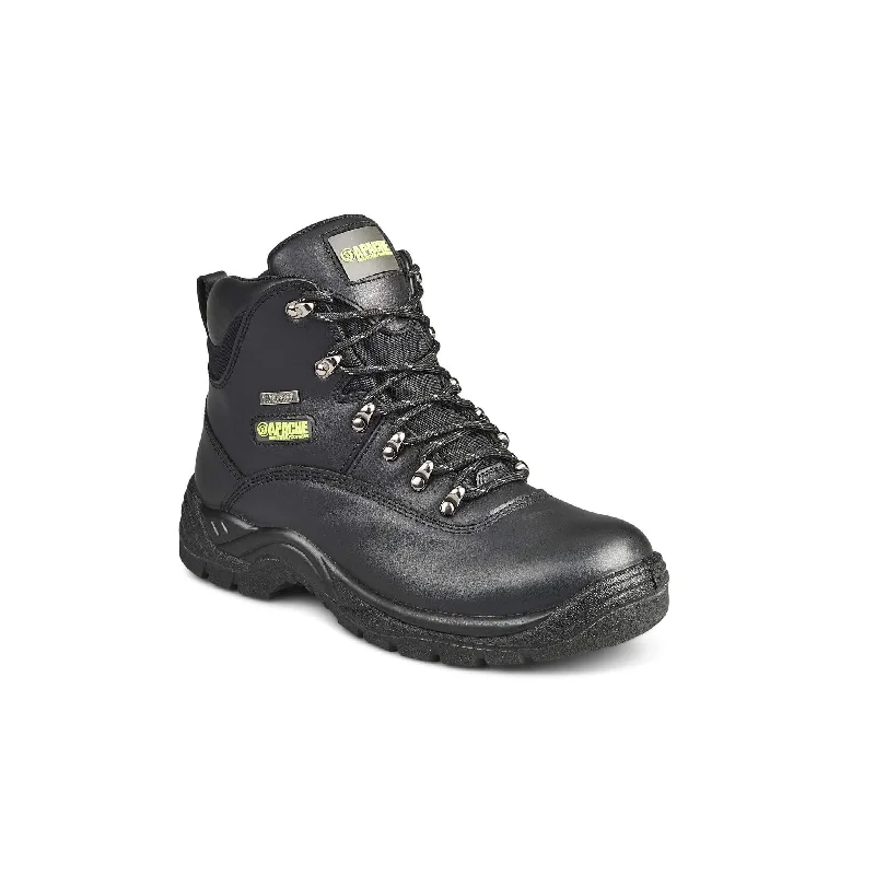 Apache SS812SM Black Waterproof Safety Hiker Boots