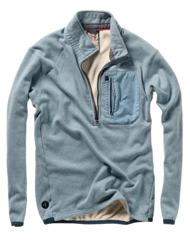 Micropile Half-Zip | Sky Blue Heather