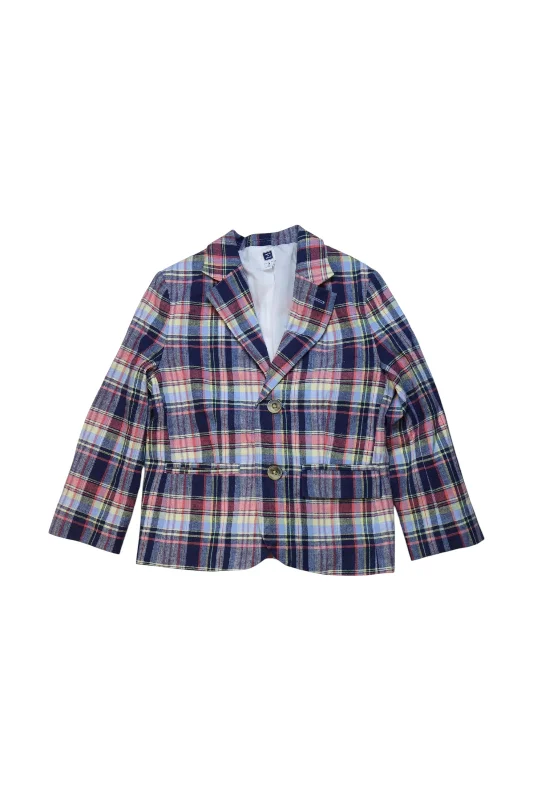 Janie & Jack Plaid Blazer 3T