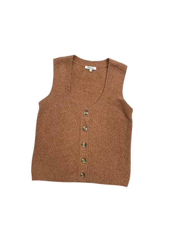 Vest Other By Madewell In Brown, Size: S