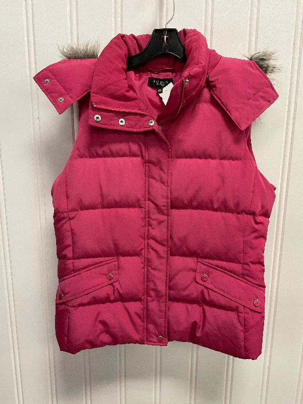 Vest Puffer & Quilted By Talbots In Pink, Size: M