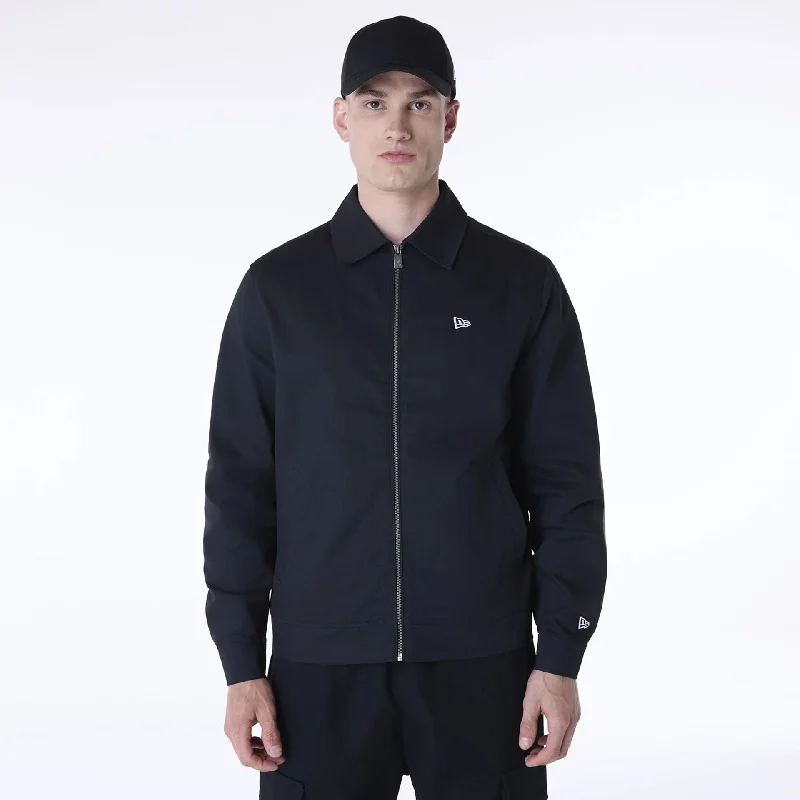 New Era Collared Black Jacket