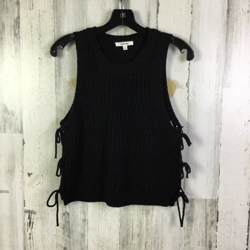 Vest Sweater By Splendid In Black, Size: M