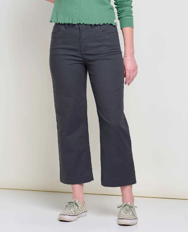 Women's Earthworks Wide Leg Pant - Soot