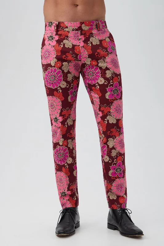 Clyde Tokyo Blossom Slim Trousers