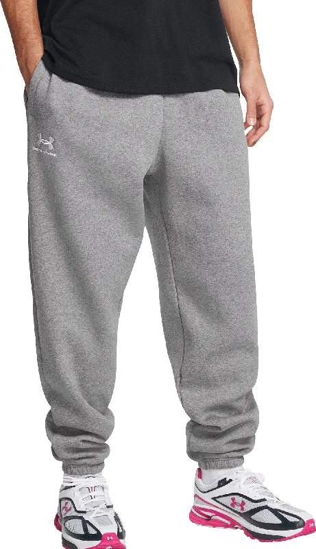 Under Armour Essentials Fleece Puddle Mens Training Pants - Grey