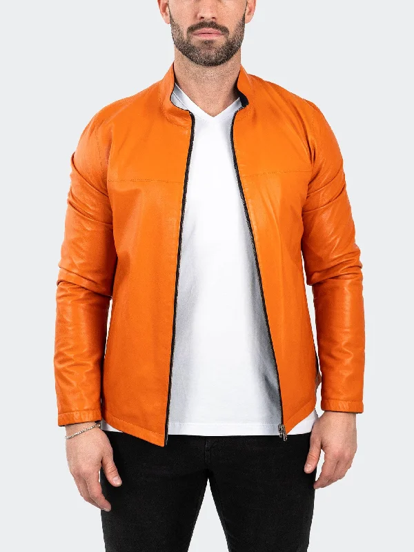 Leather ReverseBlack Orange