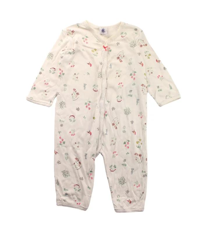 Petit Bateau Long Sleeve Jumpsuit 6-12M