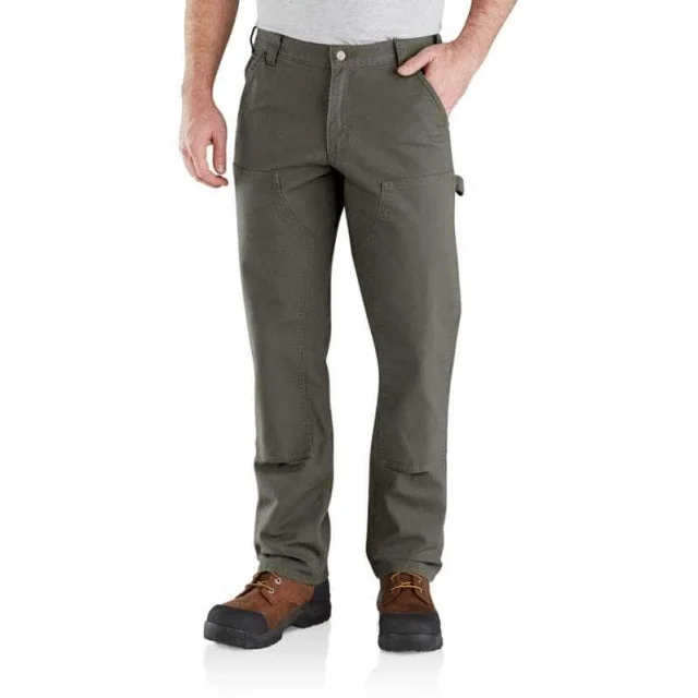 Men's Rugged Flex Relaxed Fit Duck Double-front Utility Work Pant