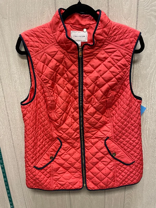 Vest Puffer & Quilted By Charter Club In Red, Size: L