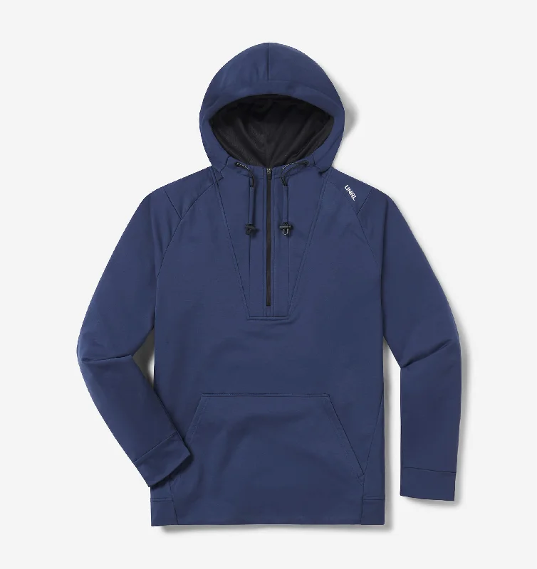 Crossover Half-Zip Hoodie