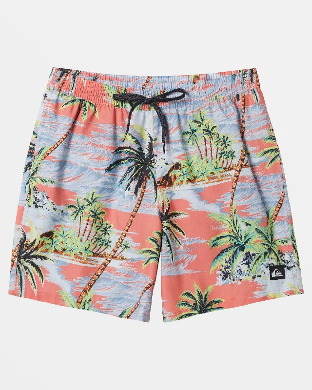 Everyday Mix 17" Swim Trunks - Salsa