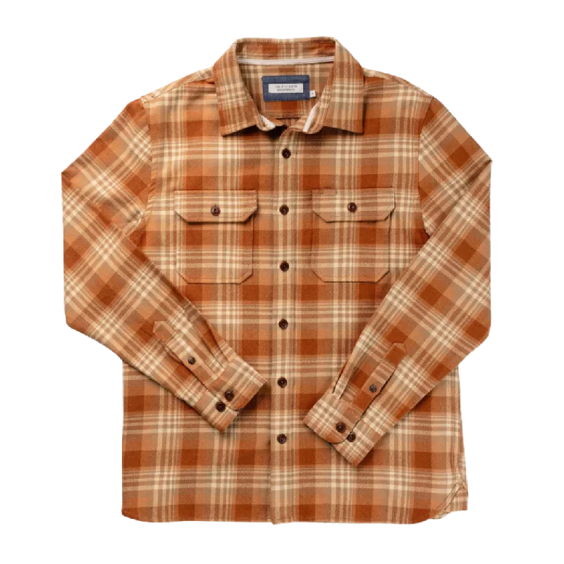 Winter Flannel Utility Shirt - Sand Storm