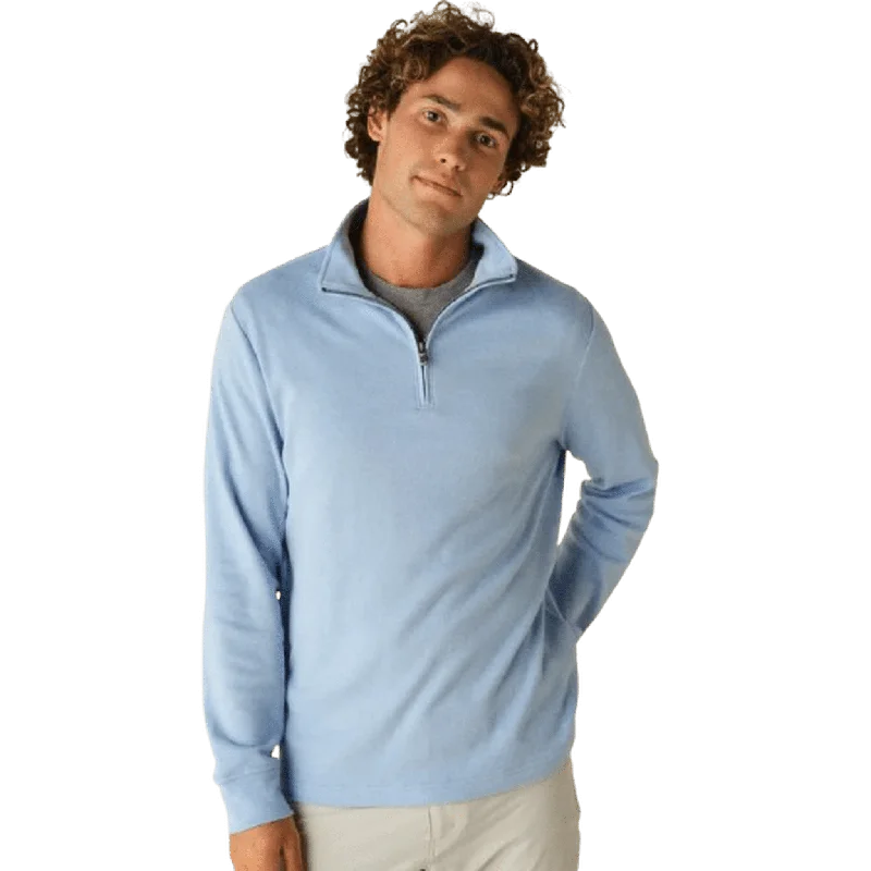 FAIR HARBOR: Larchmont Seawool 1/4 Zip